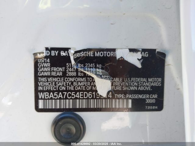 WBA5A7C54ED619314 BMW 528i Xdrive