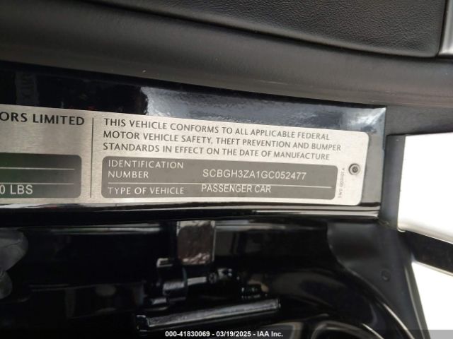 SCBGH3ZA1GC052477 Bentley CONTINENTAL GT V8 S