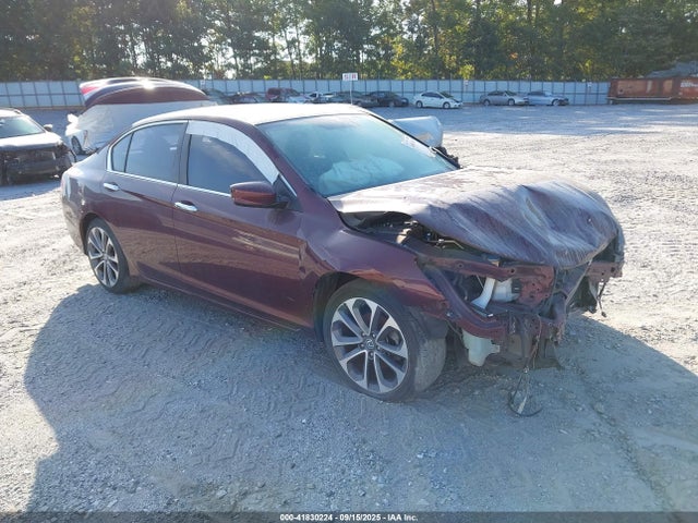 41830224 :رقم المزاد ، 1HGCR2F57FA049654 vin ، 2015 Honda Accord Sport مزاد بيع