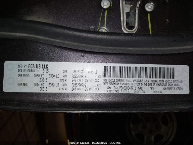 1C4NJPBA9GD547711 Jeep Patriot Sport