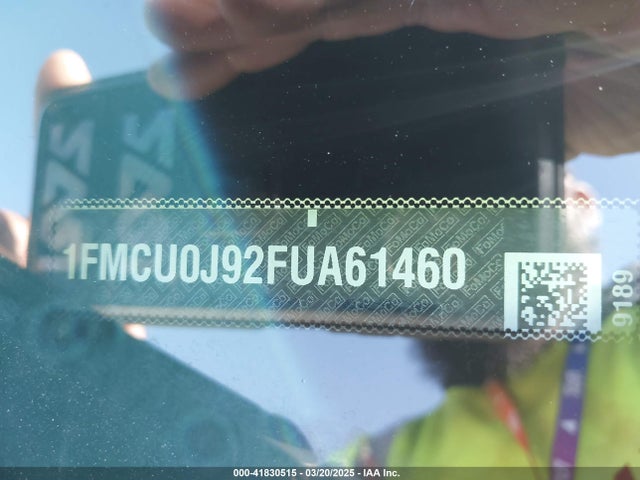 1FMCU0J92FUA61460 Ford Escape Titanium