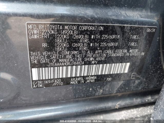 JTEAAAAH0RJ184824 Toyota VENZA LE
