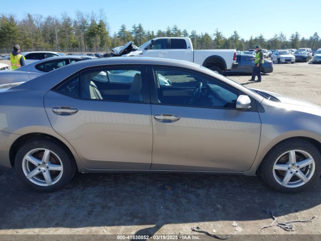 2T1BPRHE4EC100348 Toyota Corolla Le Eco
