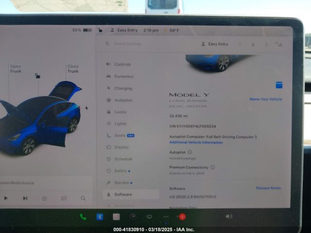 5YJYGDEF4LF005534 Tesla Model Y Long Range Dual Motor All-wheel Drive/performance Dual Motor All-wheel Drive