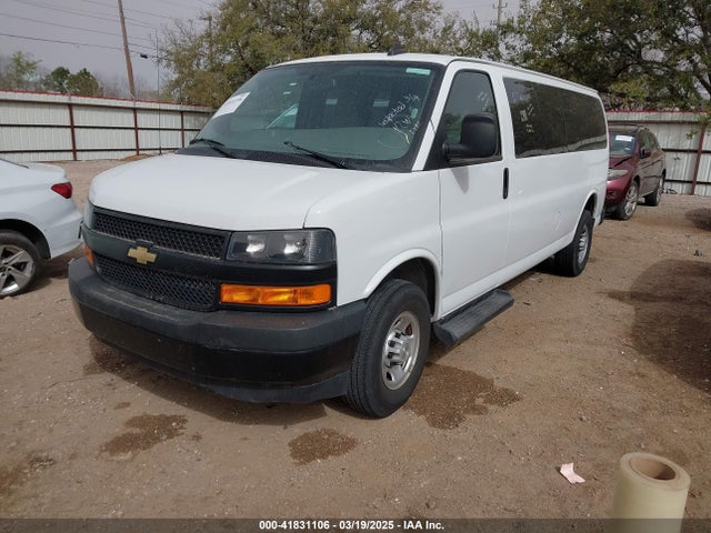 1GAZGNFPXN1284736 Chevrolet Express Passenger Rwd 3500 Extended Wheelbase Ls