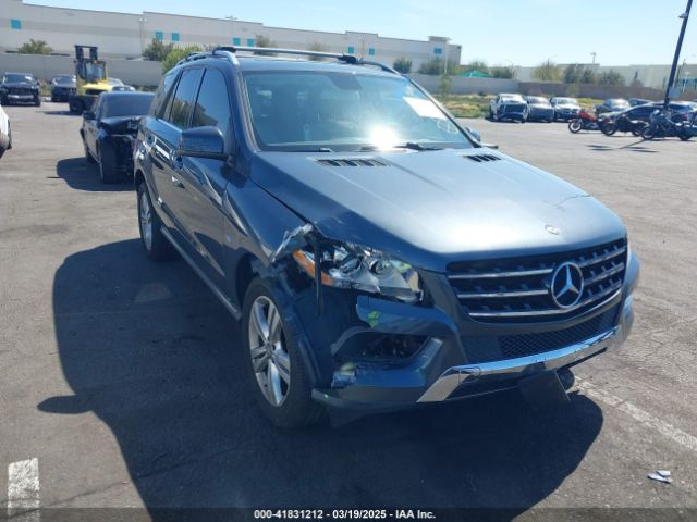 Auction sale of the 2012 Mercedes-benz Ml 350 4matic, vin: 4JGDA5HB4CA036981, lot number: 41831212