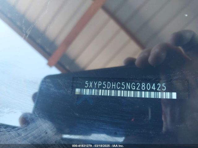 5XYP5DHC5NG280425 KIA Telluride Sx