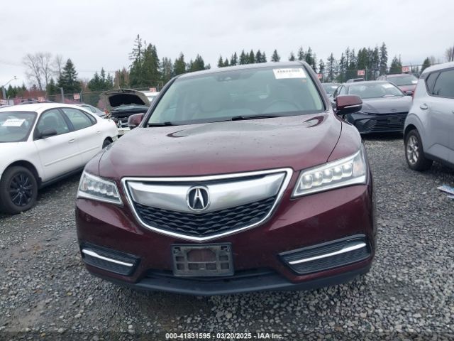 5FRYD3H43GB006000 Acura Mdx Technology   Acurawatch Plus Packages/technology Package