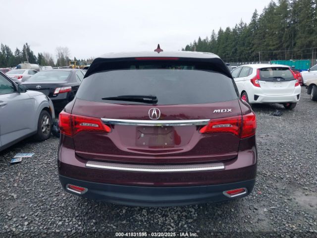 5FRYD3H43GB006000 Acura Mdx Technology   Acurawatch Plus Packages/technology Package