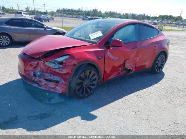 7SAYGDEF9PF668137 Tesla Model Y Performance Dual Motor All-wheel Drive