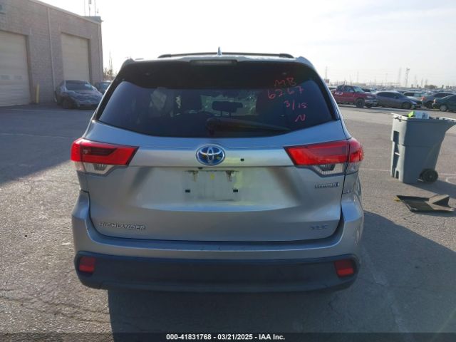 5TDJGRFH8KS068239 Toyota Highlander Hybrid Xle