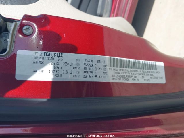 2C4RDGBG2JR188185 Dodge Grand Caravan Se