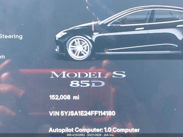 5YJSA1E24FF114180 Tesla Model S 70d/85d/p85d