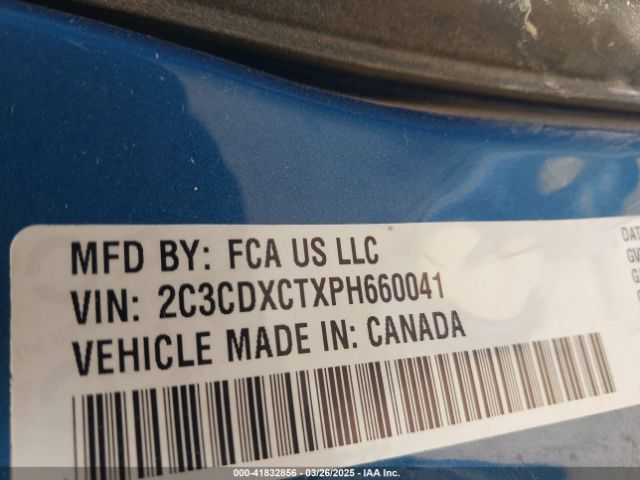2C3CDXCTXPH660041 Dodge CHARGER R/T