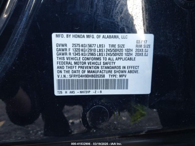 2017 ACURA MDX 5FRYD4H90HB035358 Photo 8