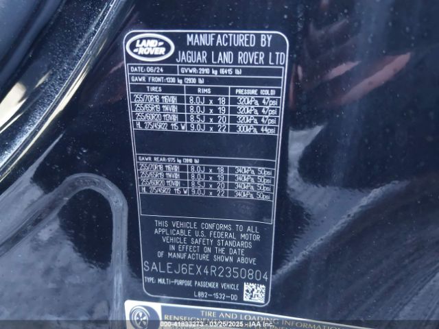 SALEJ6EX4R2350804 Land Rover Defender 90 P300 S