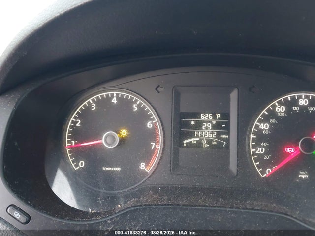 41833276 :رقم المزاد ، 3VW2K7AJ6CM321025 vin ، 2012 Volkswagen Jetta 2.0l S مزاد بيع