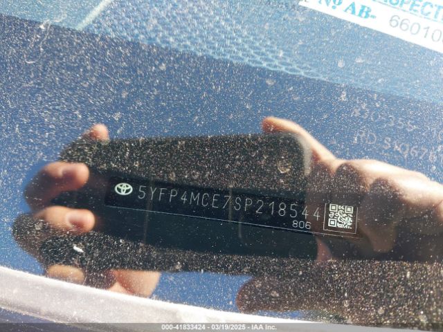 5YFP4MCE7SP218544 Toyota COROLLA SE