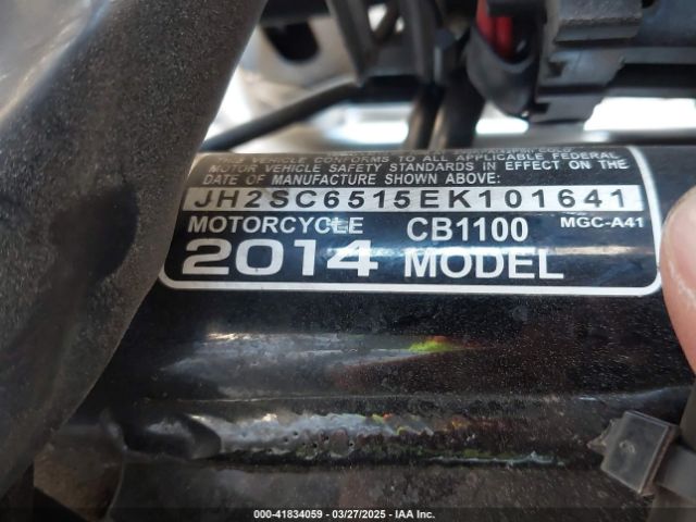 2014 HONDA CB1100 JH2SC6515EK101641 Photo 9