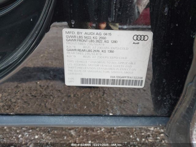 WA1DGAFP7FA132208 Audi Q5 3.0t Premium Plus