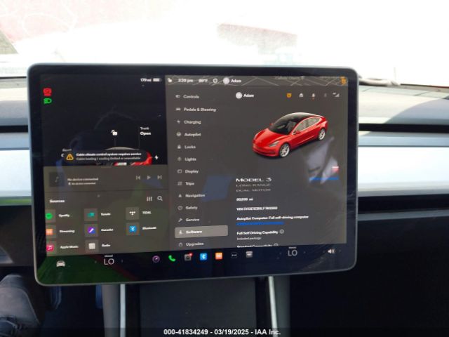 5YJ3E1EB5LF783269 Tesla Model 3 Long Range Dual Motor All-wheel Drive