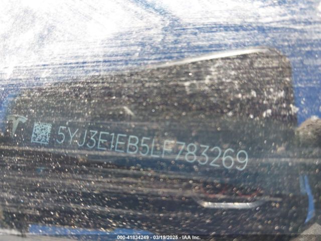 5YJ3E1EB5LF783269 Tesla Model 3 Long Range Dual Motor All-wheel Drive