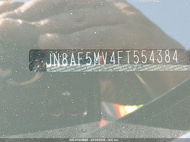 JN8AF5MV4FT554384 Nissan Juke Sv