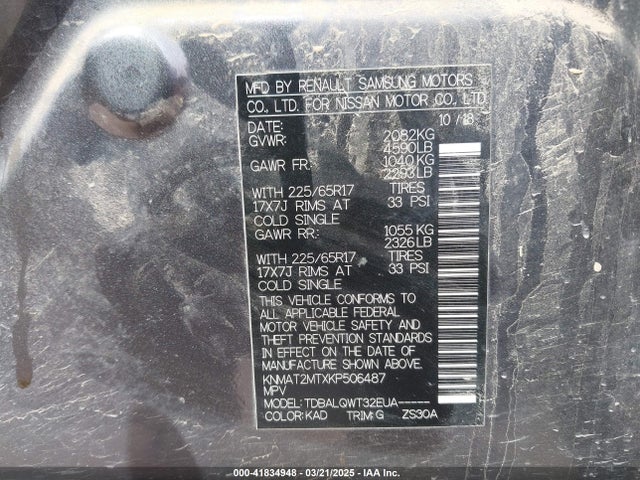 Nissan ROGUE SV 2019 KNMAT2MTXKP506487 Image 9