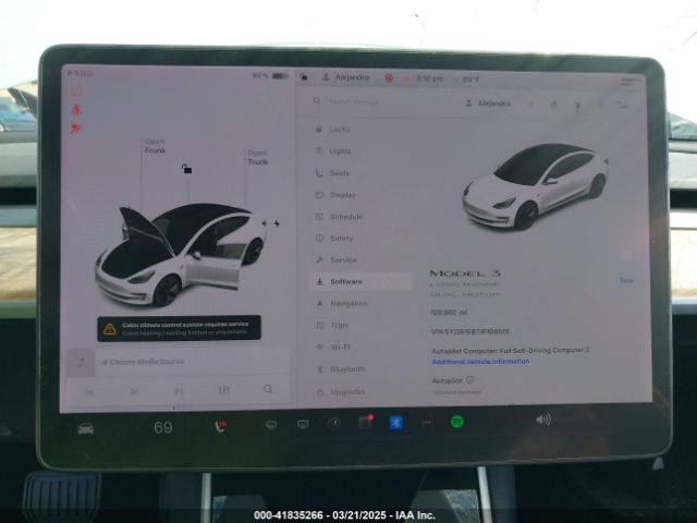 5YJ3E1EB7JF108519 Tesla Model 3 Long Range/performance