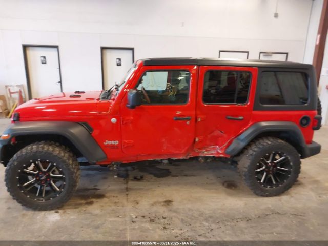 1C4HJXDG5JW195642 Jeep Wrangler Unlimited Sport S 4x4