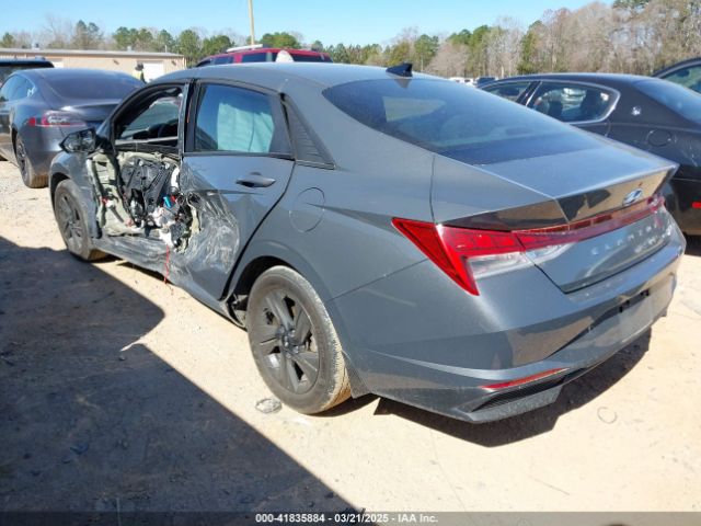 KMHLM4AJ0PU071388 Hyundai Elantra Hybrid Blue