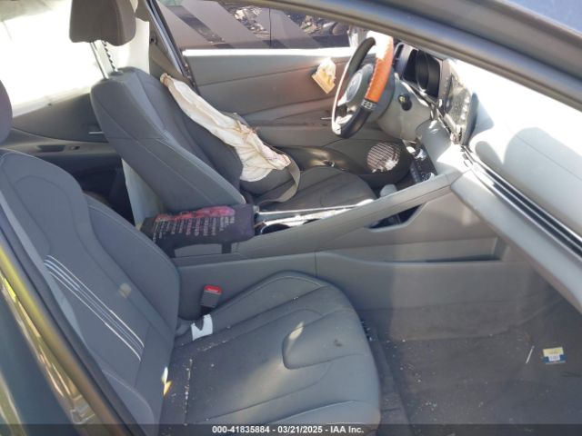 KMHLM4AJ0PU071388 Hyundai Elantra Hybrid Blue