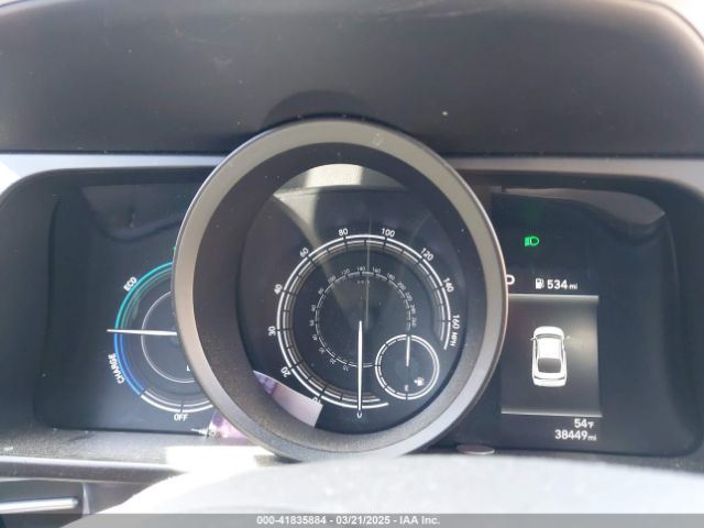 KMHLM4AJ0PU071388 Hyundai Elantra Hybrid Blue