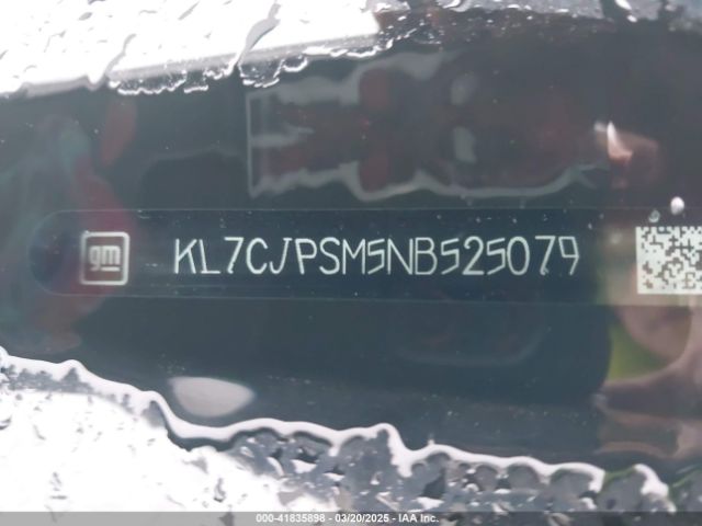 KL7CJPSM5NB525079 Chevrolet Trax Awd Lt