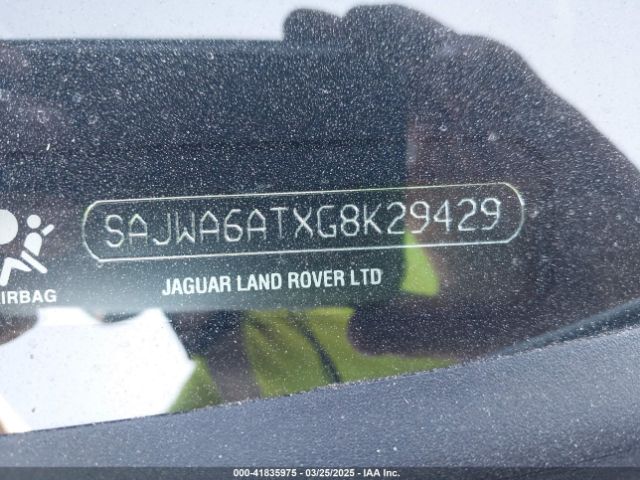 SAJWA6ATXG8K29429 Jaguar F-Type