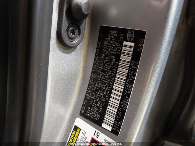 4T1R11AKXNU646345 Toyota CAMRY LE
