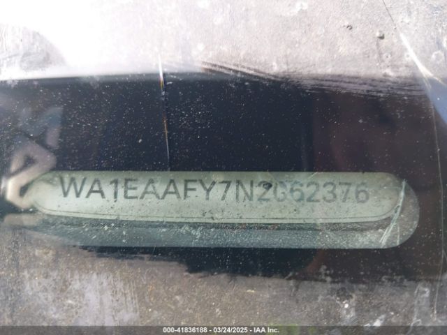 WA1EAAFY7N2062376 Audi Q5 Premium Plus 45 Tfsi S Line Quattro S Tronic