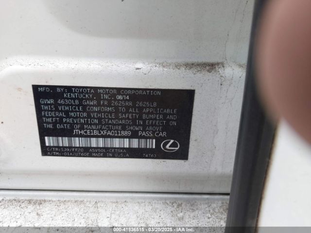 JTHCE1BLXFA011889 Lexus Gs 350 Crafted Line