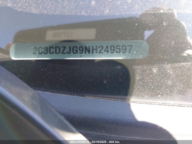 2C3CDZJG9NH249597 Dodge Challenger