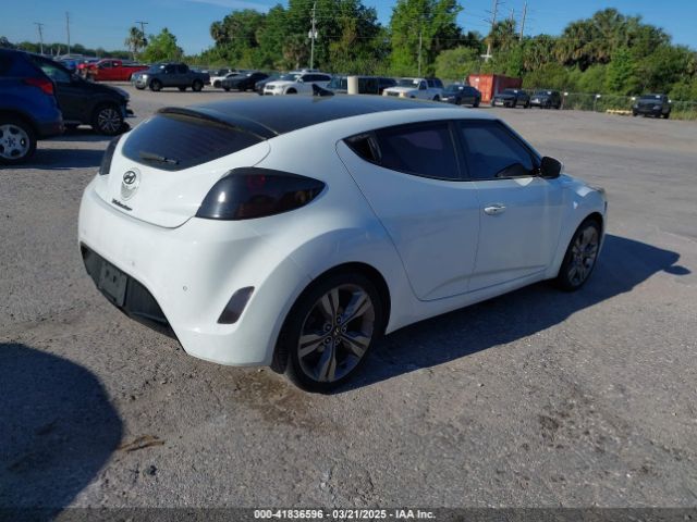 KMHTC6AD5EU193136 Hyundai Veloster Base W/gray