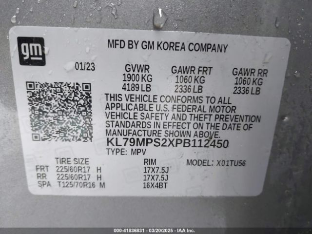 2023 CHEVROLET TRAILBLAZER KL79MPS2XPB112450 Photo 8