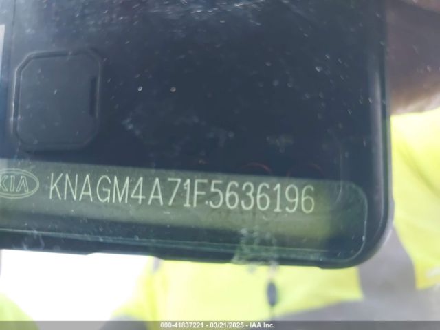 KNAGM4A71F5636196 KIA Optima Lx