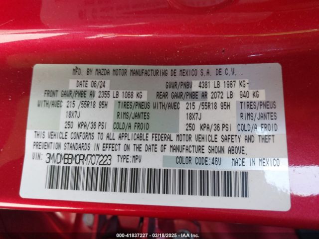 3MVDMBBM0RM707223 Mazda Cx-30 2.5 S Select Sport