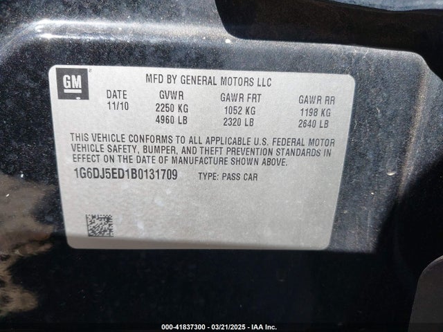 2011 CADILLAC CTS 1G6DJ5ED1B0131709 Photo 8