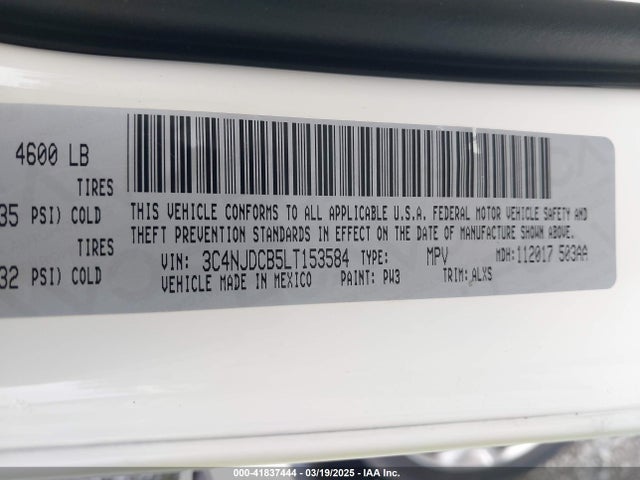 Jeep 2020 2020 3C4NJDCB5LT153584 Image 9