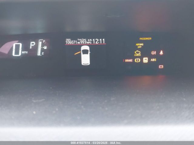 JTDKDTB37E1081876 Toyota Prius C Two
