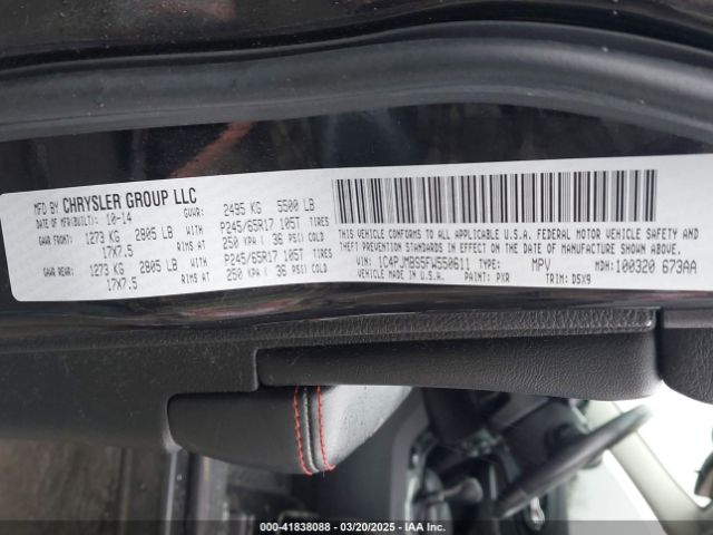 2015 JEEP CHEROKEE 1C4PJMBS5FW550611 Photo 8