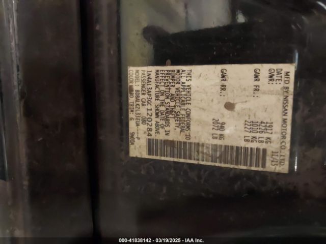 1N4AL3AP3GC120284 Nissan Altima 2.5 Sv