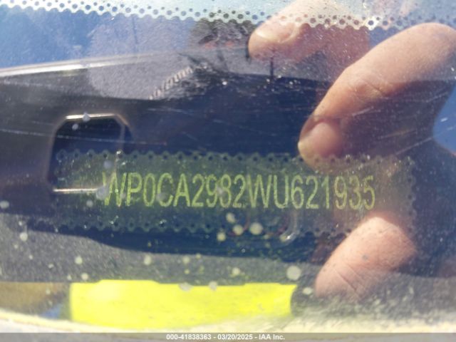 1998 PORSCHE BOXSTER WP0CA2982WU621935 Photo 8