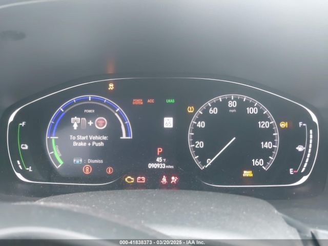 1HGCV3F12KA006218 Honda ACCORD HYBRID